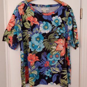 Caribbean Joe, 2X, floral print.
